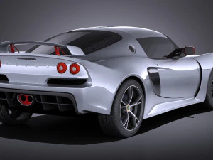 Lotus Exige S 2014 vray 3D Model