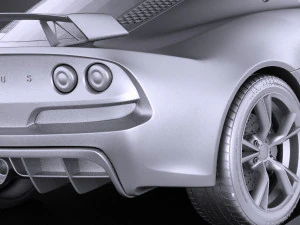 Lotus Exige S 2014 vray 3D Model
