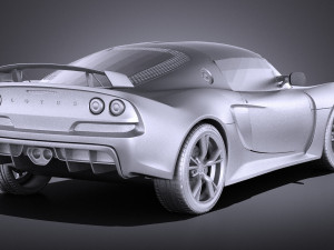 Lotus Exige S 2014 vray 3D Model