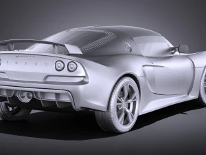 Lotus Exige S 2014 vray 3D Model