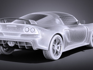 Lotus Exige S 2014 vray 3D Model
