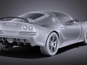 Lotus Exige S 2014 vray 3D Model