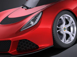 Lotus Exige S Roadster 2016 vray 3D Model