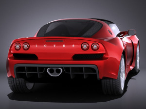 Lotus Exige S Roadster 2016 vray 3D 模型