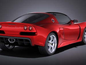 Lotus Exige S Roadster 2016 vray 3D 模型