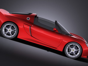 Lotus Exige S Roadster 2016 vray 3D 模型