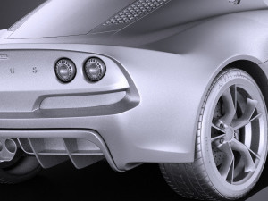 Lotus Exige S Roadster 2016 vray 3D 模型