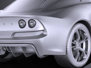 Lotus Exige S Roadster 2016 vray 3D Model