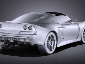 Lotus Exige S Roadster 2016 vray 3D 模型