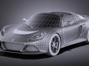 Lotus Exige S Roadster 2016 vray 3D 模型