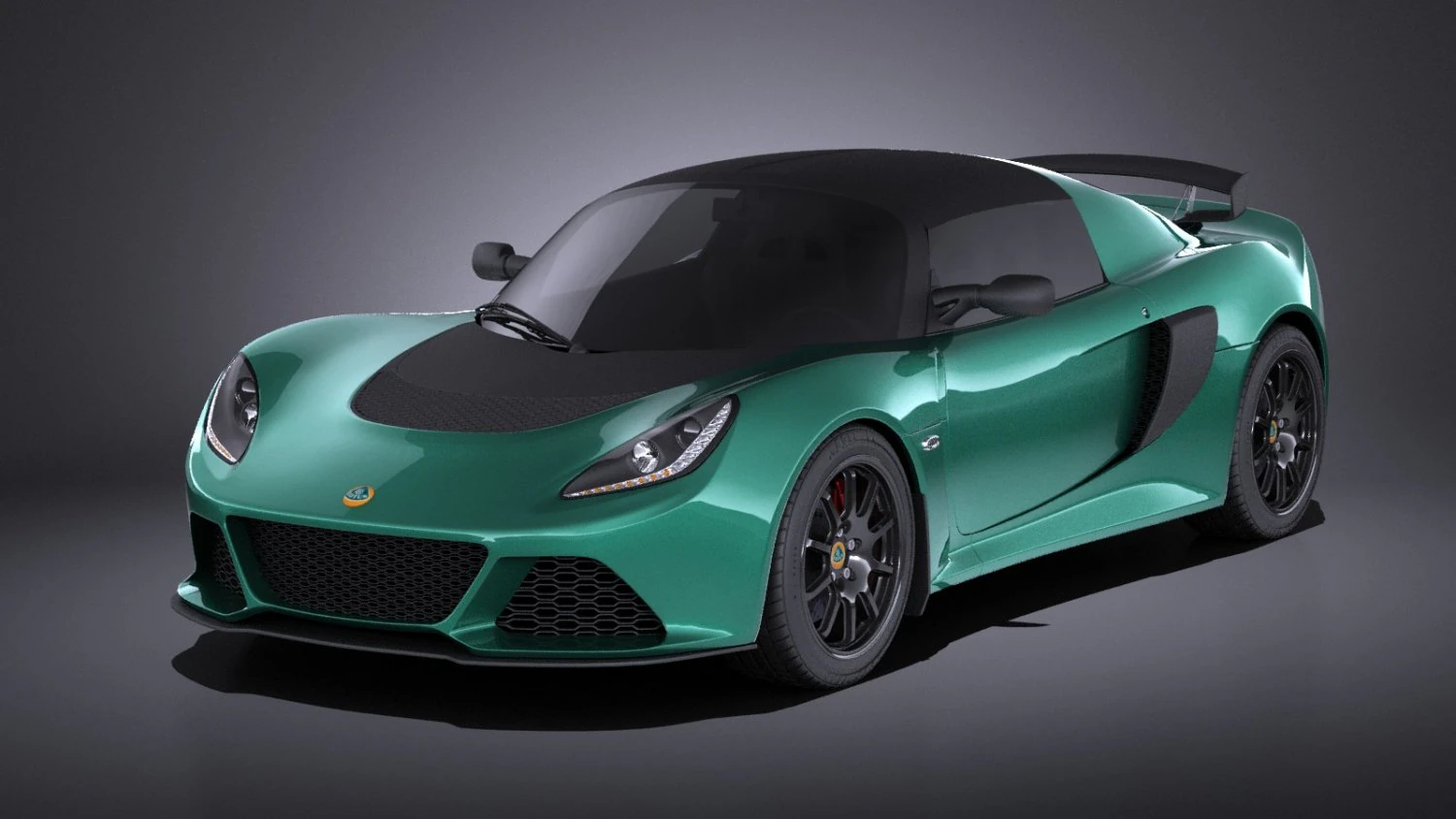 Lotus Exige Sport 350 2017 vray 3D Model .c4d .max .obj .3ds .fbx .stl .blend