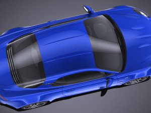 Alpine A110 2018 lowpoly 3D 模型