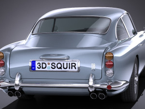 Aston Martin DB5 1963 lowpoly 3D मॉडल