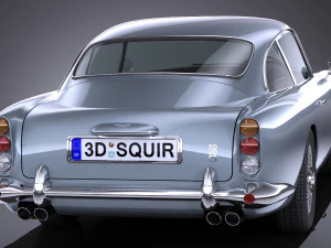 Aston Martin DB5 1963 lowpoly 3D Model