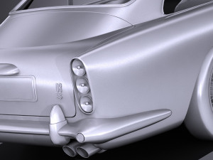 Aston Martin DB5 1963 lowpoly 3D मॉडल