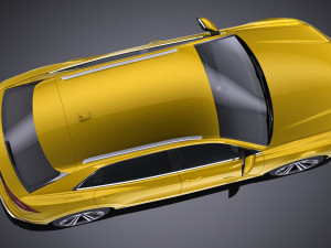 Audi Q8 S-line 2019 lowpoly 3D Model