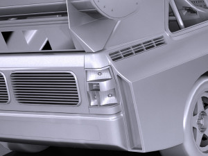 Audi Sport Quattro S1 E2 lowpoly 3D 模型