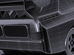 Audi Sport Quattro S1 E2 lowpoly 3D 模型