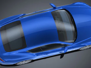 Bentley Continental GT 2018 lowpoly 3D Model