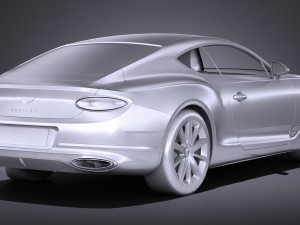 Bentley Continental GT 2018 lowpoly 3D Modell