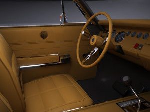 Dodge Charger 1969 General Lee lowpoly 3D मॉडल