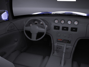 Dodge Viper GTS 1996 lowpoly 3D 模型