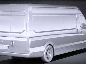 Generic Big Van 2016 lowpoly 3D मॉडल