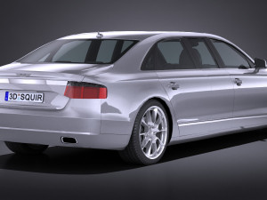Generic Limousine 2016 lowpoly 3D मॉडल