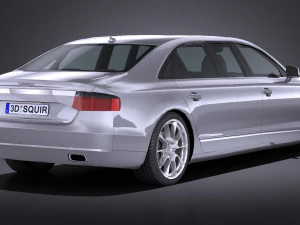Generic Limousine 2016 lowpoly 3D Model