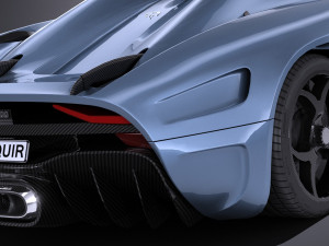 Koenigsegg Regera 2017 lowpoly 3D Model