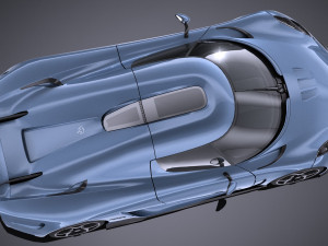 Koenigsegg Regera 2017 lowpoly 3D Model
