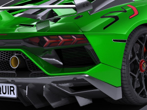 Aventador SVJ 2019 lowpoly 3D 模型