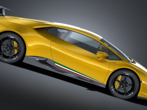 Huracan Performante 2018 lowpoly 3D Model