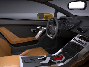 Huracan Performante 2018 lowpoly 3D Model