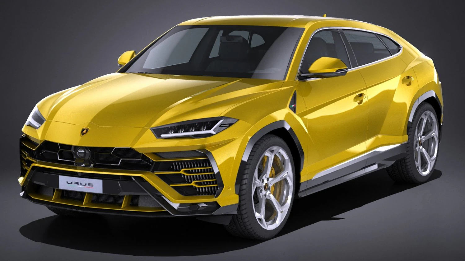 Urus 2019 lowpoly 3D Model .c4d .max .obj .3ds .fbx .stl .blend 