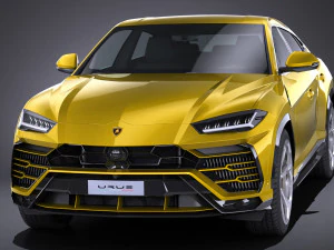 Urus 2019 lowpoly 3D Model