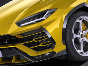 Urus 2019 lowpoly 3D 模型