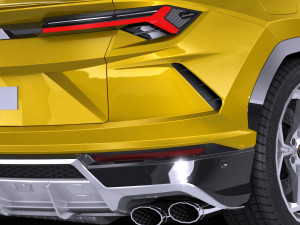 Urus 2019 lowpoly 3D 模型