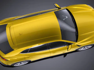 Urus 2019 lowpoly 3D Model