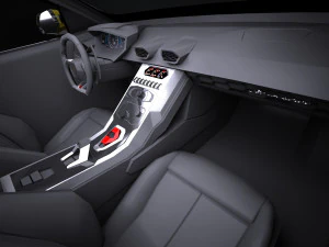 Urus 2019 lowpoly 3D Model