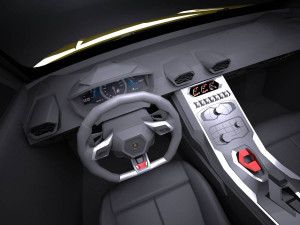 Urus 2019 lowpoly 3D 模型