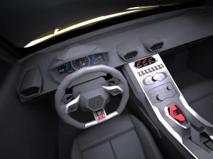 Urus 2019 lowpoly 3D Model