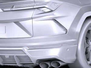 Urus 2019 lowpoly 3D Model