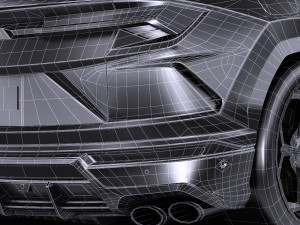 Urus 2019 lowpoly 3D 模型