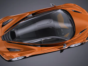Mclaren 720S 2018 lowpoly 3D Model