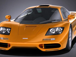 Mclaren F1 1994 lowpoly 3D Model