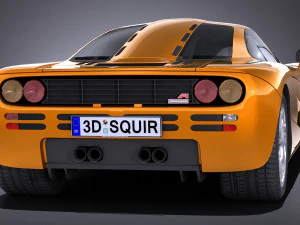 Mclaren F1 1994 lowpoly 3D Model