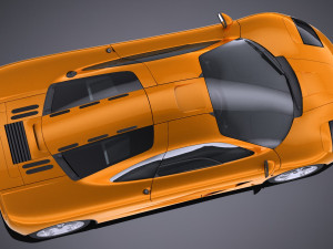 Mclaren F1 1994 lowpoly Modèle 3D
