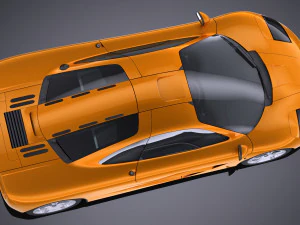 Mclaren F1 1994 lowpoly 3D Model