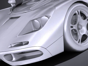 Mclaren F1 1994 lowpoly 3D Model